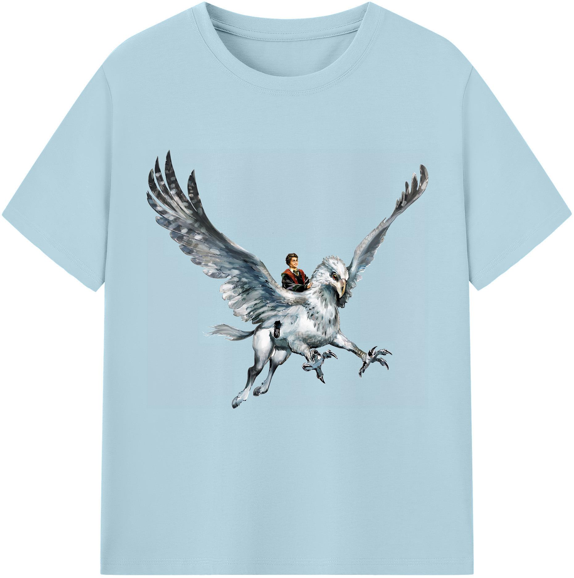 （画像用） Harry Potter ハリー・ポッターシリーズ 綿100％半袖Tシャツ（フロントプリント）
